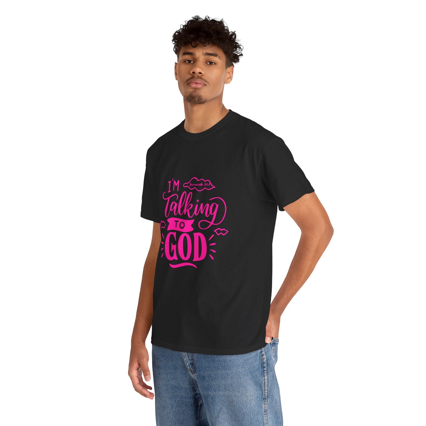 Talking to God Unisex Heavy Cotton Tee