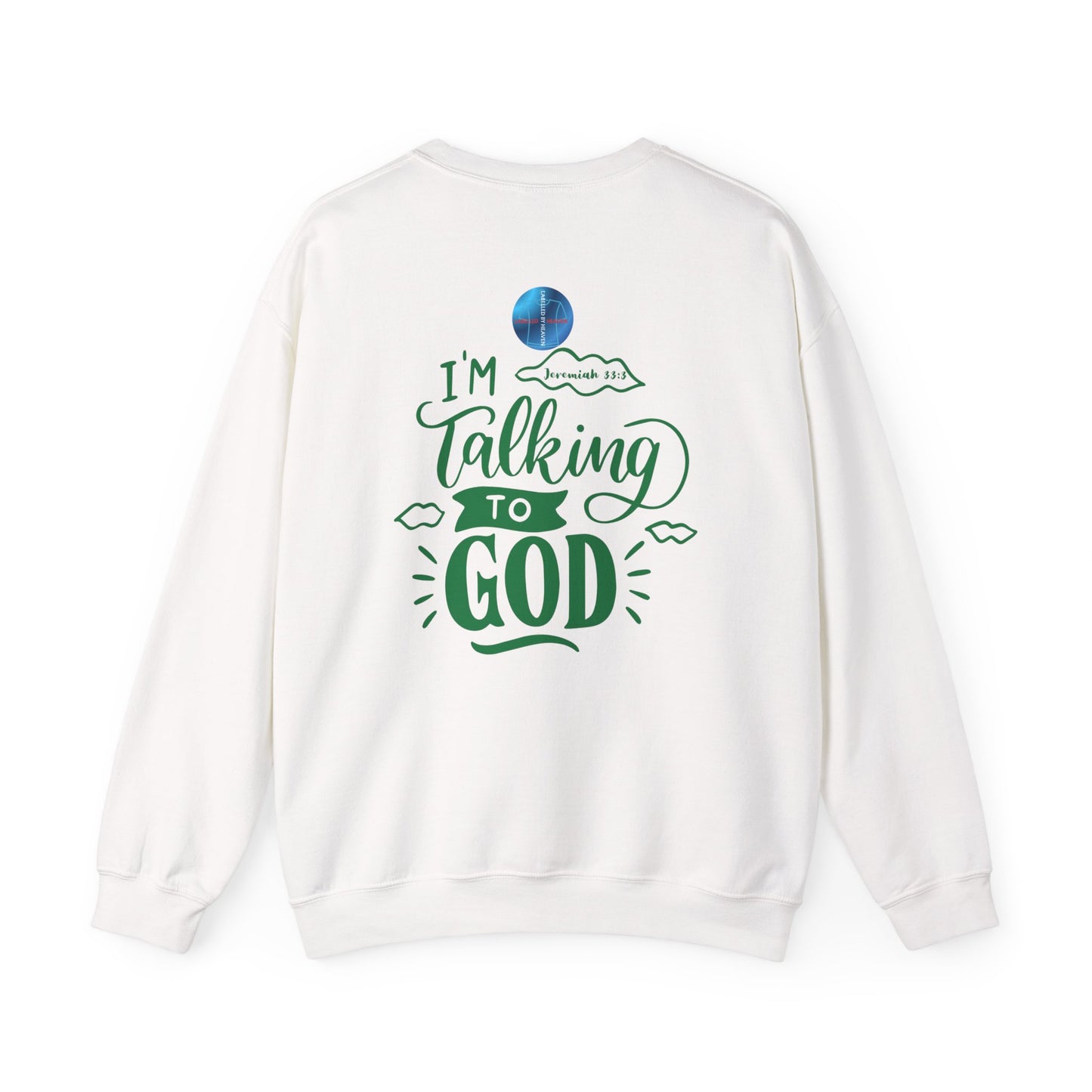 Talking to God Sweatshirt Crewneck GREEN