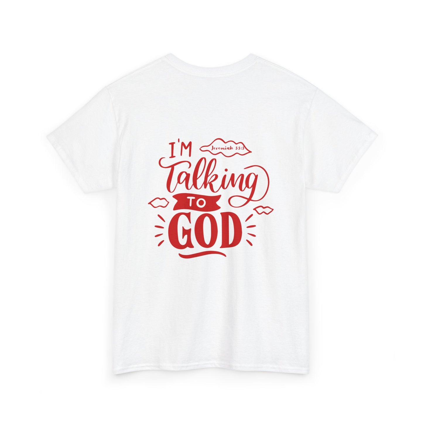 Talking to God Unisex Heavy Cotton Red