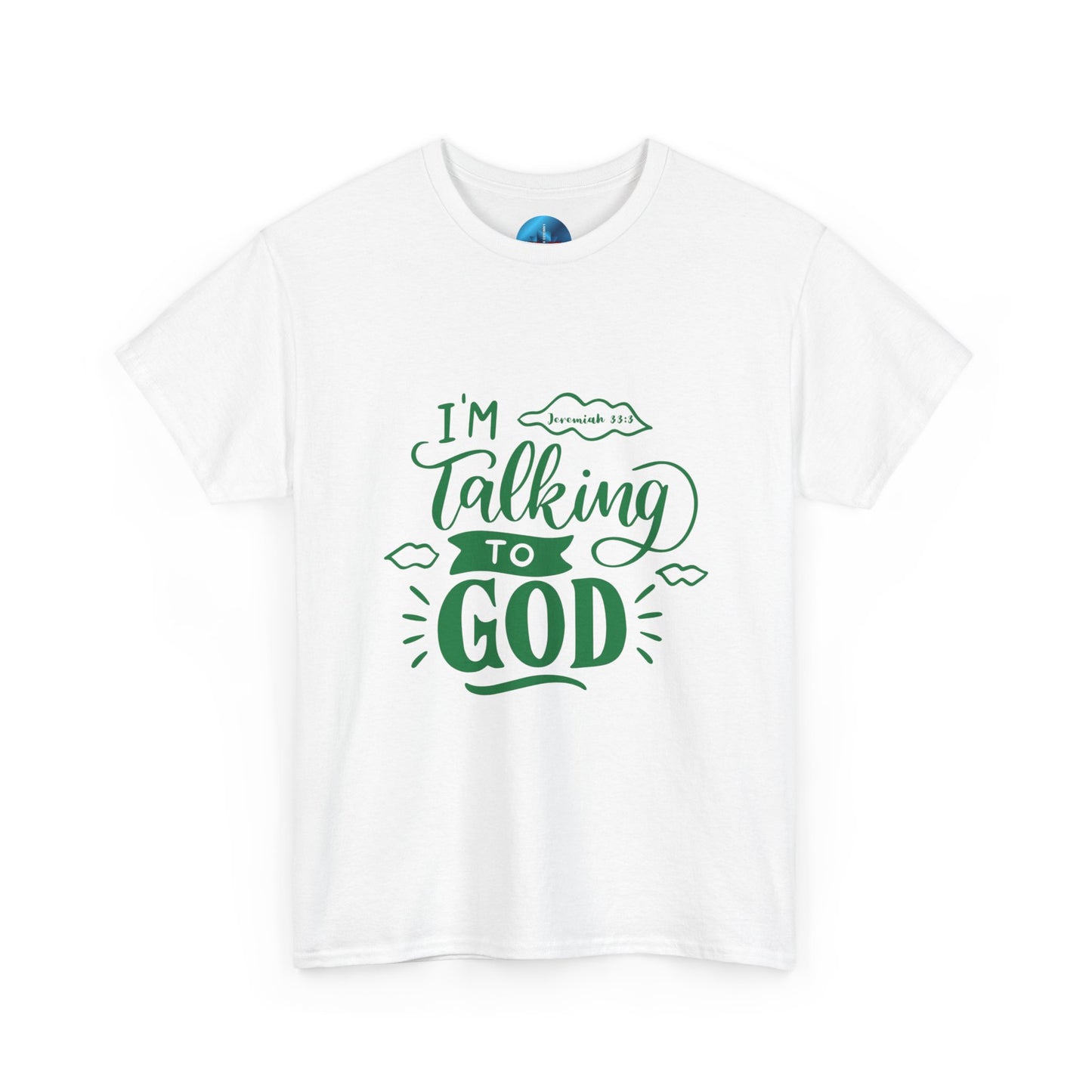 Talking to God Unisex Heavy Cotton Tee Green