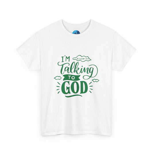 Talking to God Unisex Heavy Cotton Tee Green