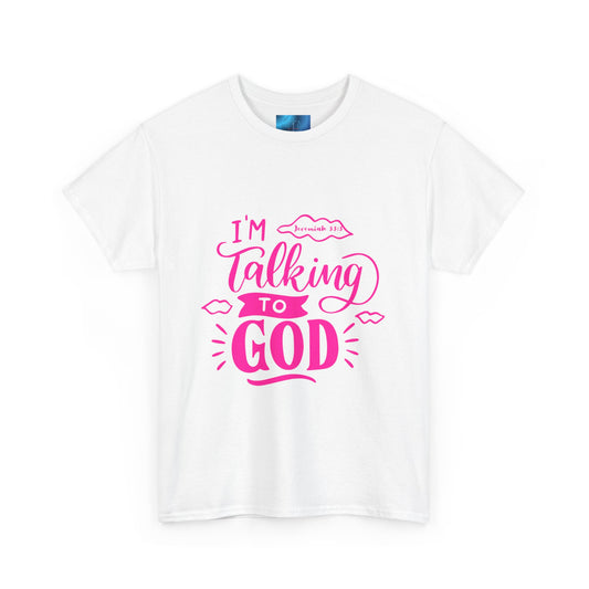 Talking to God Unisex Heavy Cotton Tee