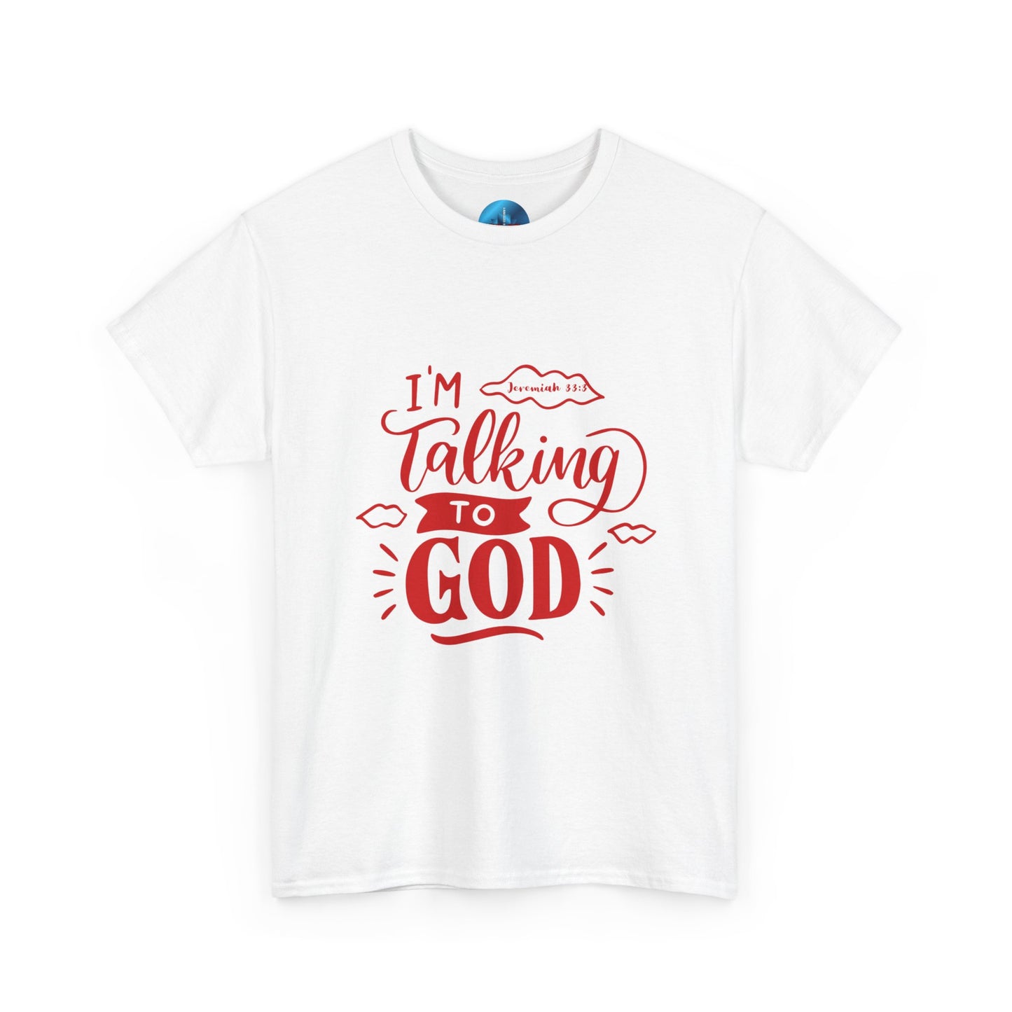 Talking to God Unisex Heavy Cotton Red