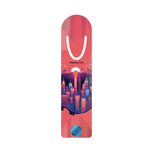 Aluminum Light of The World Bookmark