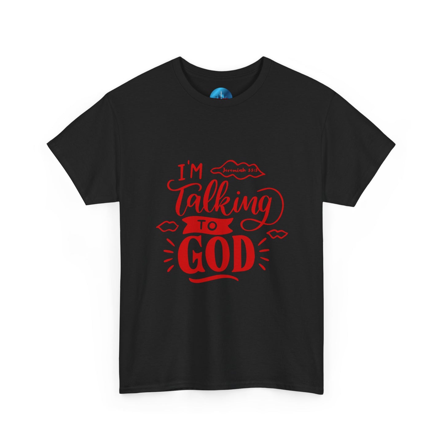 Talking to God Unisex Heavy Cotton Red