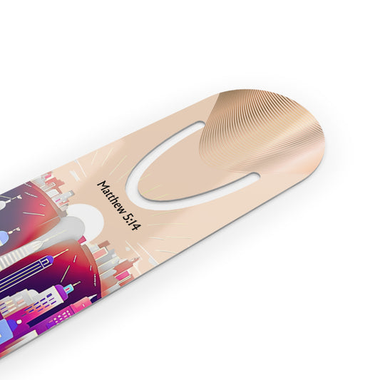 Aluminum Light of The World Bookmark