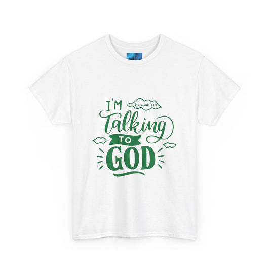 Talking to God Unisex Heavy Cotton Tee