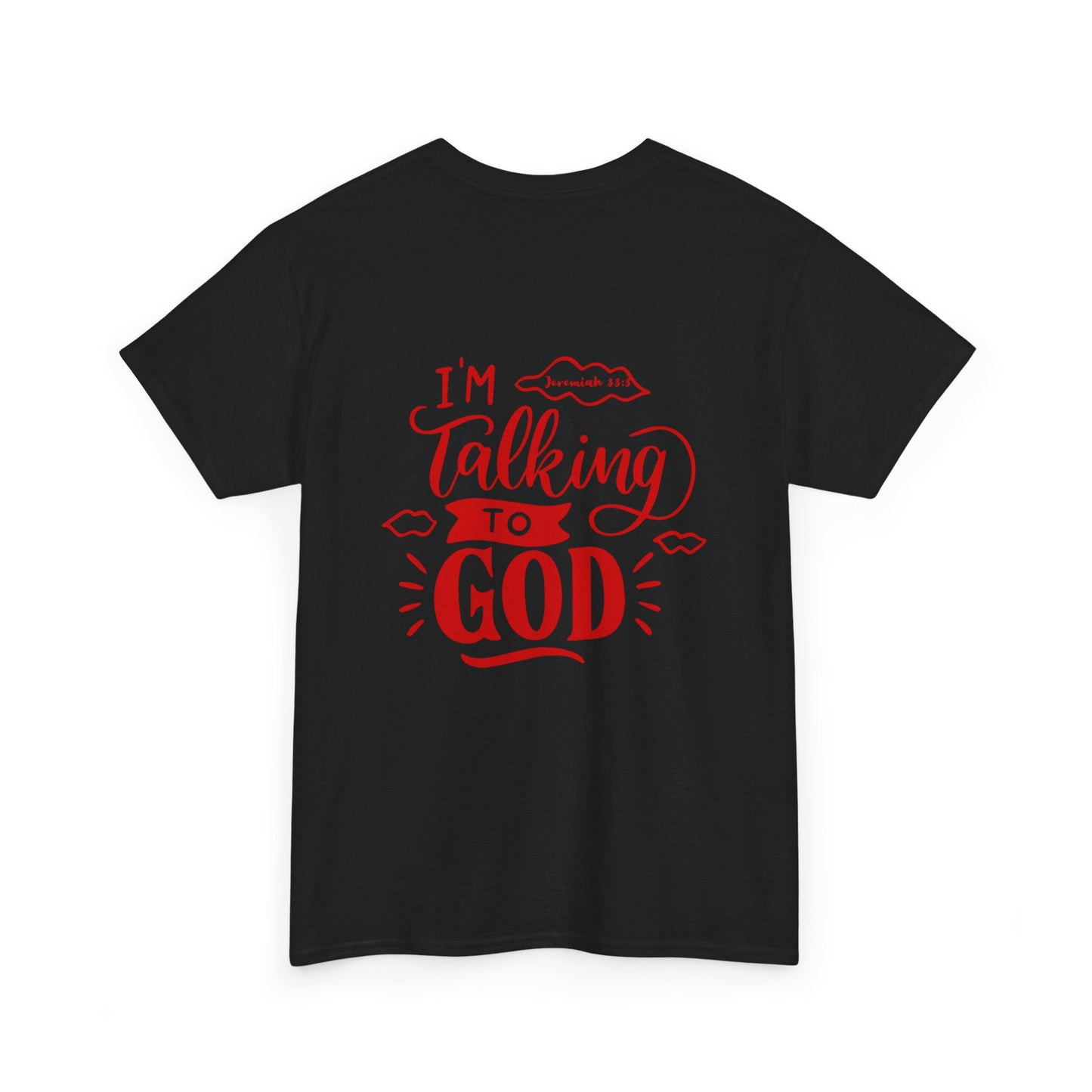 Talking to God Unisex Heavy Cotton Red