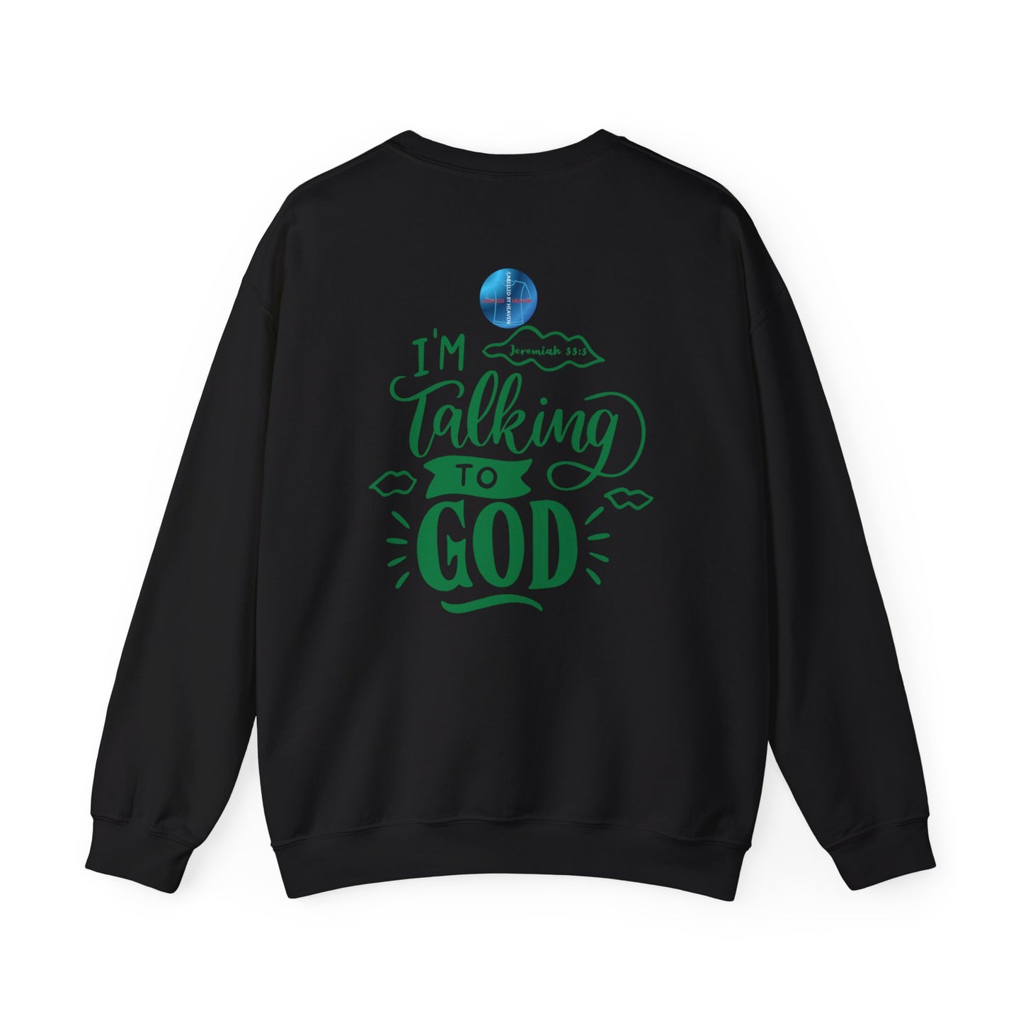 Talking to God Sweatshirt Crewneck GREEN