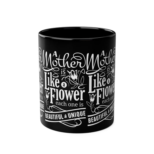 A Mother Is Like Mug Two-Tone 11oz Ceramic