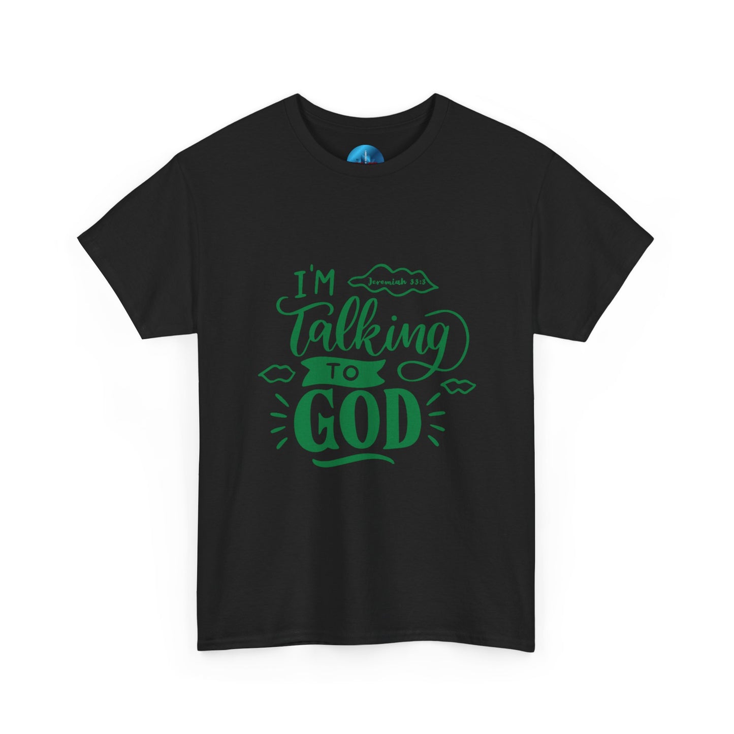 Talking to God Unisex Heavy Cotton Tee Green