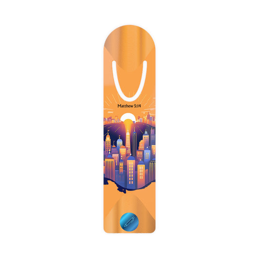 Aluminum Light of The World Bookmark