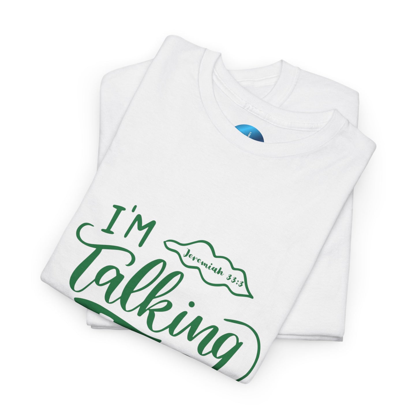 Talking to God Unisex Heavy Cotton Tee Green