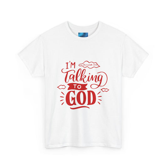 Talking to God Unisex Heavy Cotton Tee