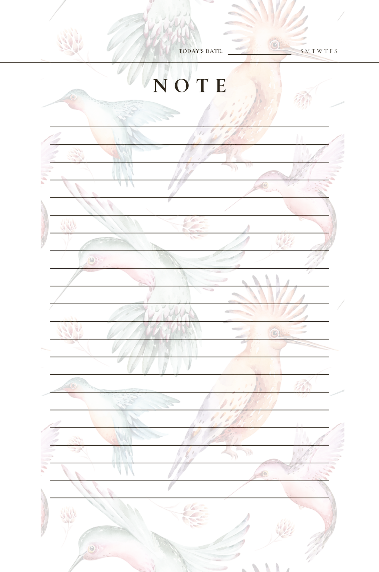 BIRDIE Notebook